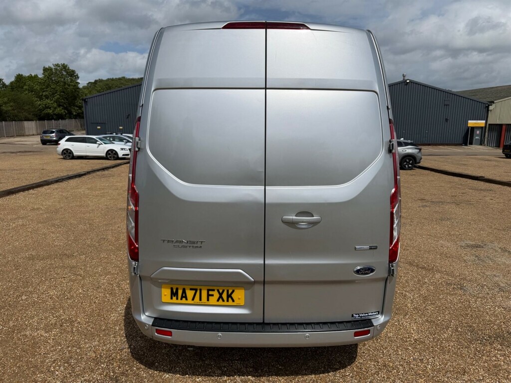 Ford Transit Custom 320 Ecoblue Mhev Limited Panel Van L MA71FXK Silver #6