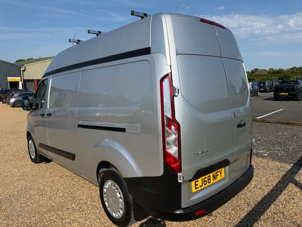 Ford Transit Custom 2.0 320 Ecoblue L2 H2 Euro 6 EJ68NFY Silver #6