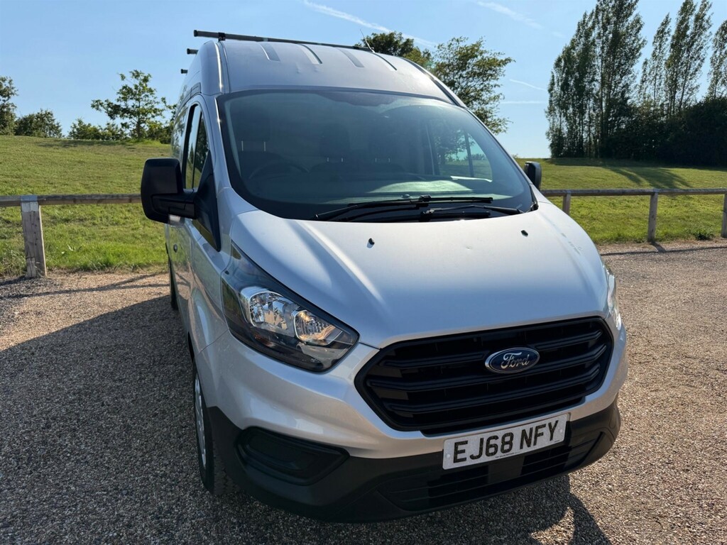 Ford Transit Custom 2.0 320 Ecoblue L2 H2 Euro 6 EJ68NFY Silver