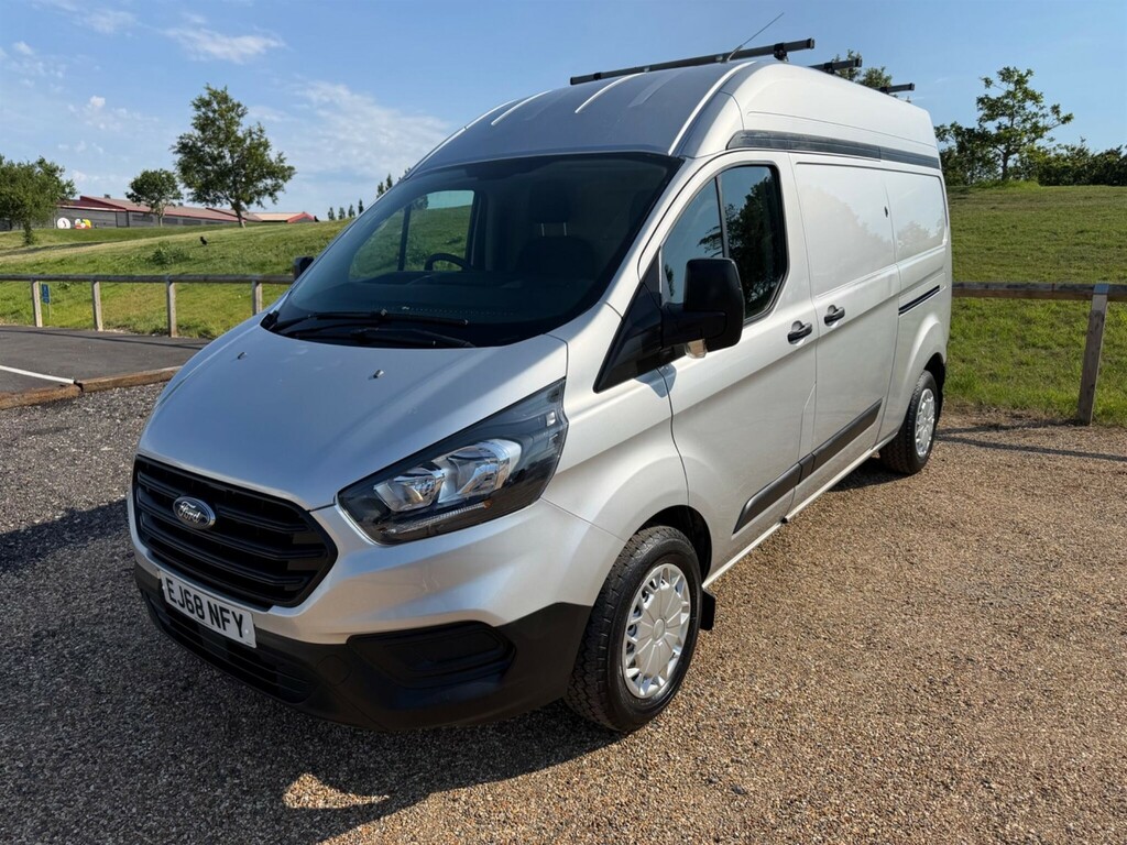 Ford Transit Custom 2.0 320 Ecoblue L2 H2 Euro 6 EJ68NFY Silver #3