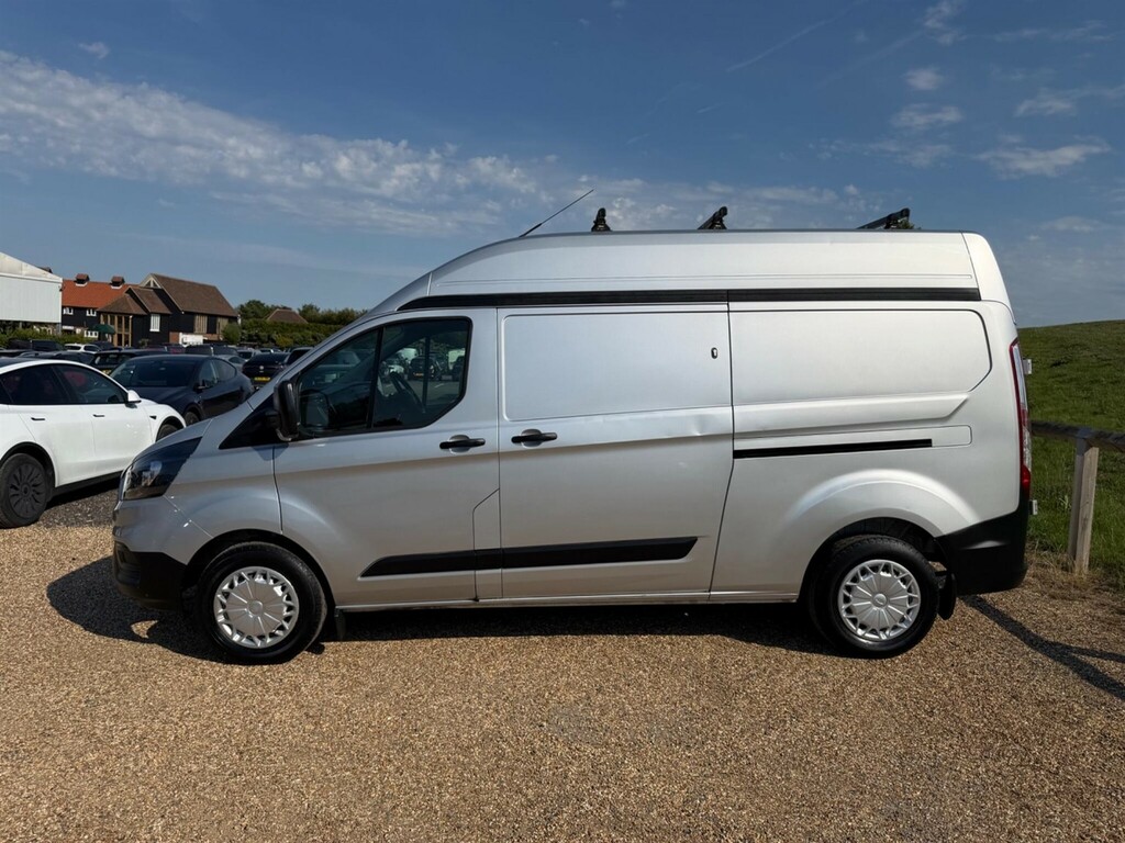 Ford Transit Custom 2.0 320 Ecoblue L2 H2 Euro 6 EJ68NFY Silver #4