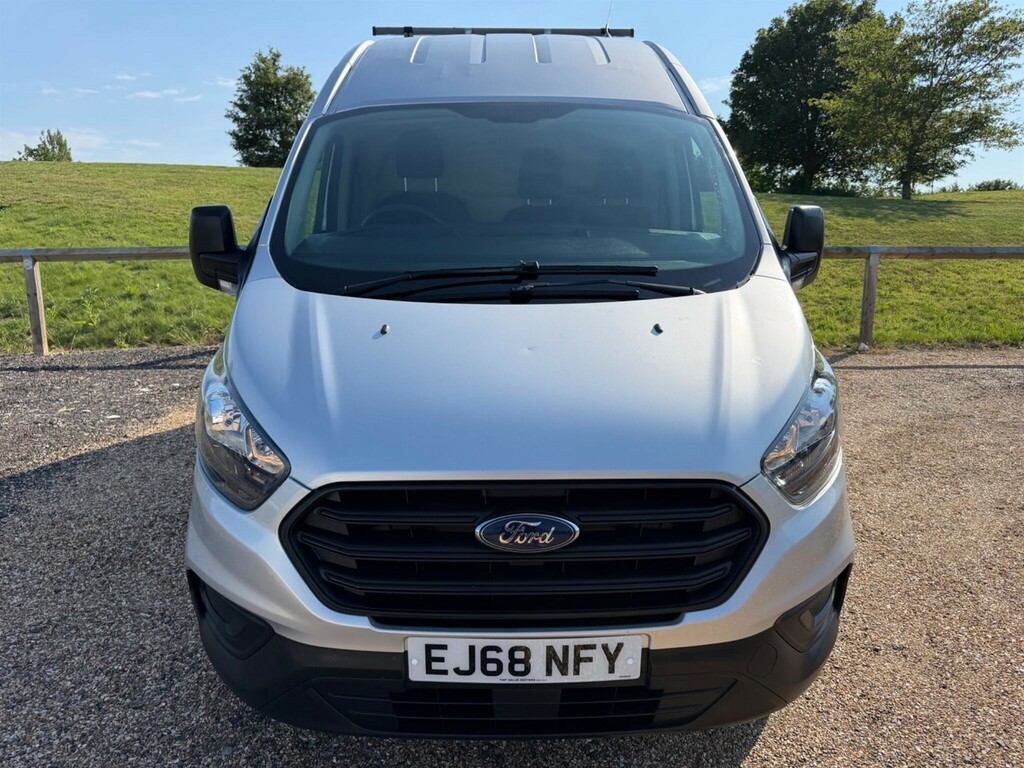 Ford Transit Custom 2.0 320 Ecoblue L2 H2 Euro 6 EJ68NFY Silver #2