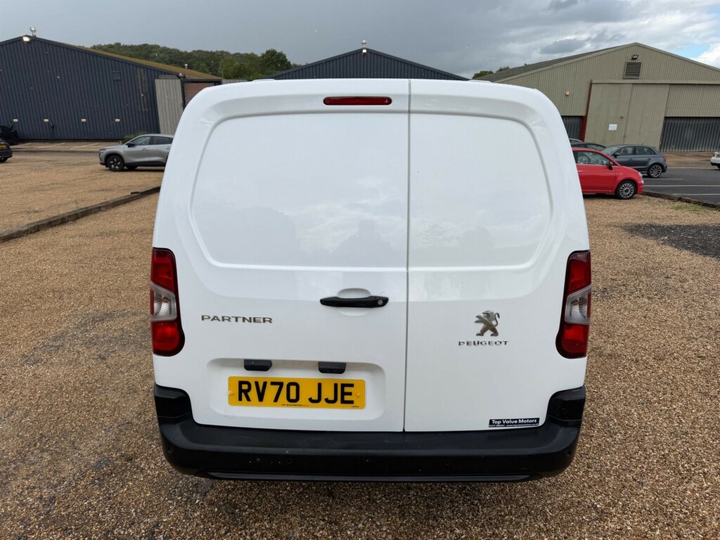Peugeot Partner 1.2 950 Puretech Professional Long Panel Van Lwb E RV70JJE White #6