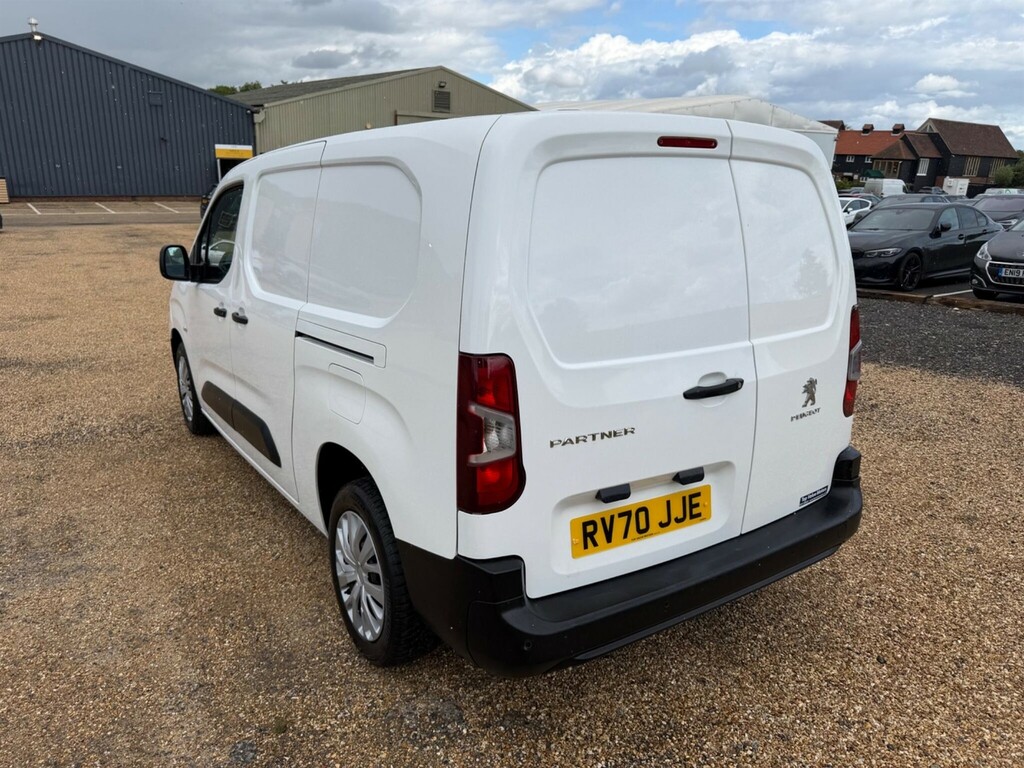 Peugeot Partner 1.2 950 Puretech Professional Long Panel Van Lwb E RV70JJE White #5