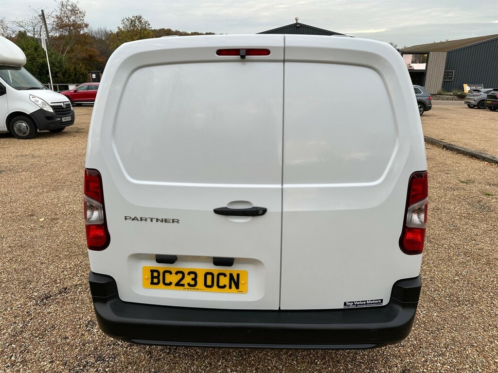 Peugeot Partner 1.5 Bluehdi 950 Professional Premium Long Panel BC23OCN White #6