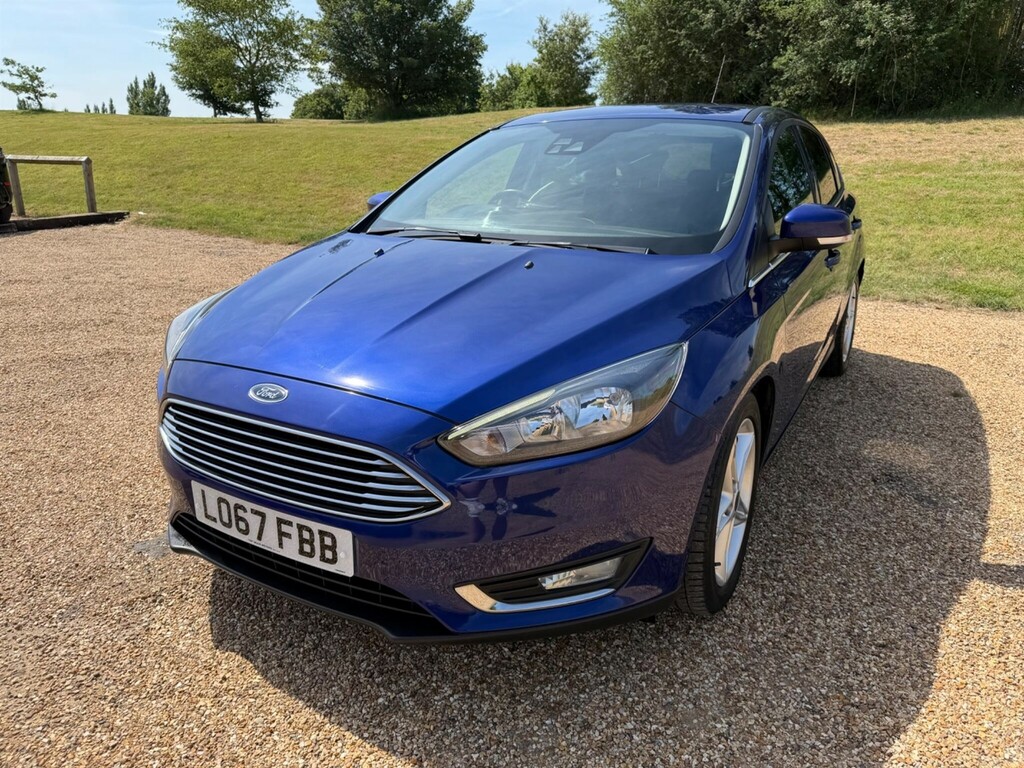 Ford Focus 1.0T Ecoboost Titanium Euro 6 Ss LO67FBB Blue #3