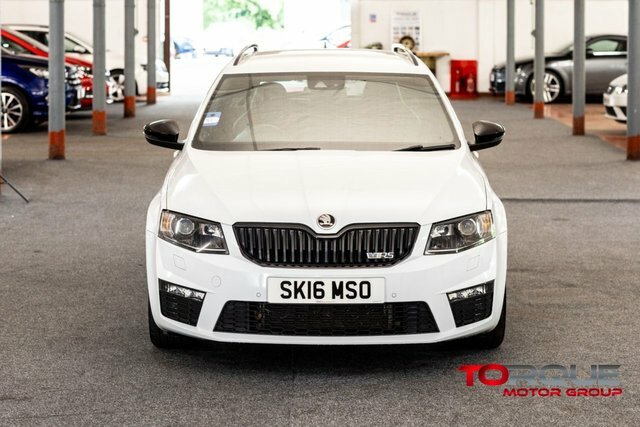 Skoda Octavia 2.0 Tdi Vrs Estate Dsg Euro 6 S S Sn SK16MSO White #3