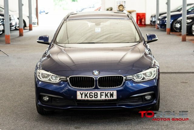 BMW 3 Series 2.0 318D Se Touring Euro 6 Ss YK68FKW Blue #2
