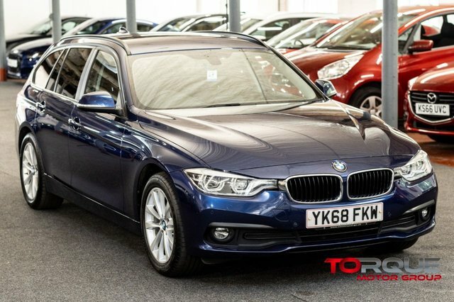 BMW 3 Series 2.0 318D Se Touring Euro 6 Ss YK68FKW Blue #3