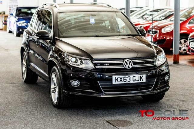 Volkswagen Tiguan 2.0 Tdi Bluemotion Tech R-line Suv Manu KX63GJK Black #3