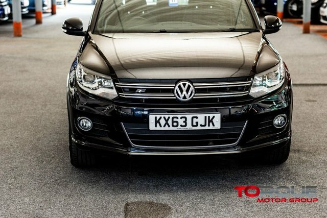 Volkswagen Tiguan 2.0 Tdi Bluemotion Tech R-line Suv Manu KX63GJK Black #4