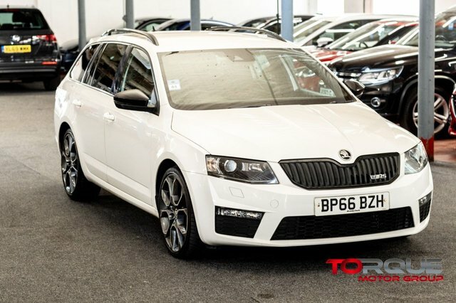 Skoda Octavia 2.0 Tdi Vrs Estate Euro 6 S S White #3