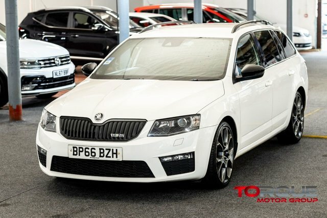 Skoda Octavia 2.0 Tdi Vrs Estate Euro 6 S S White