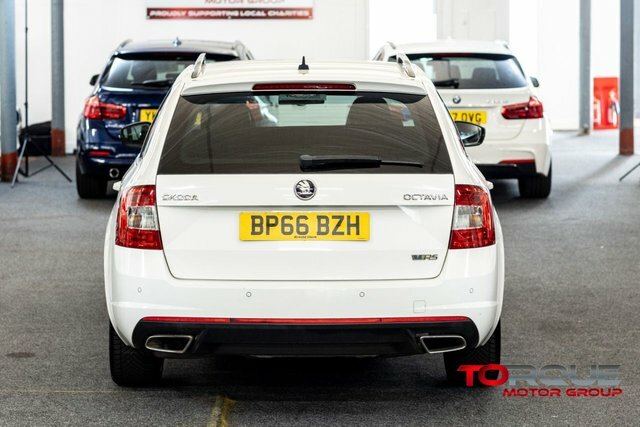 Skoda Octavia 2.0 Tdi Vrs Estate Euro 6 S S White #6