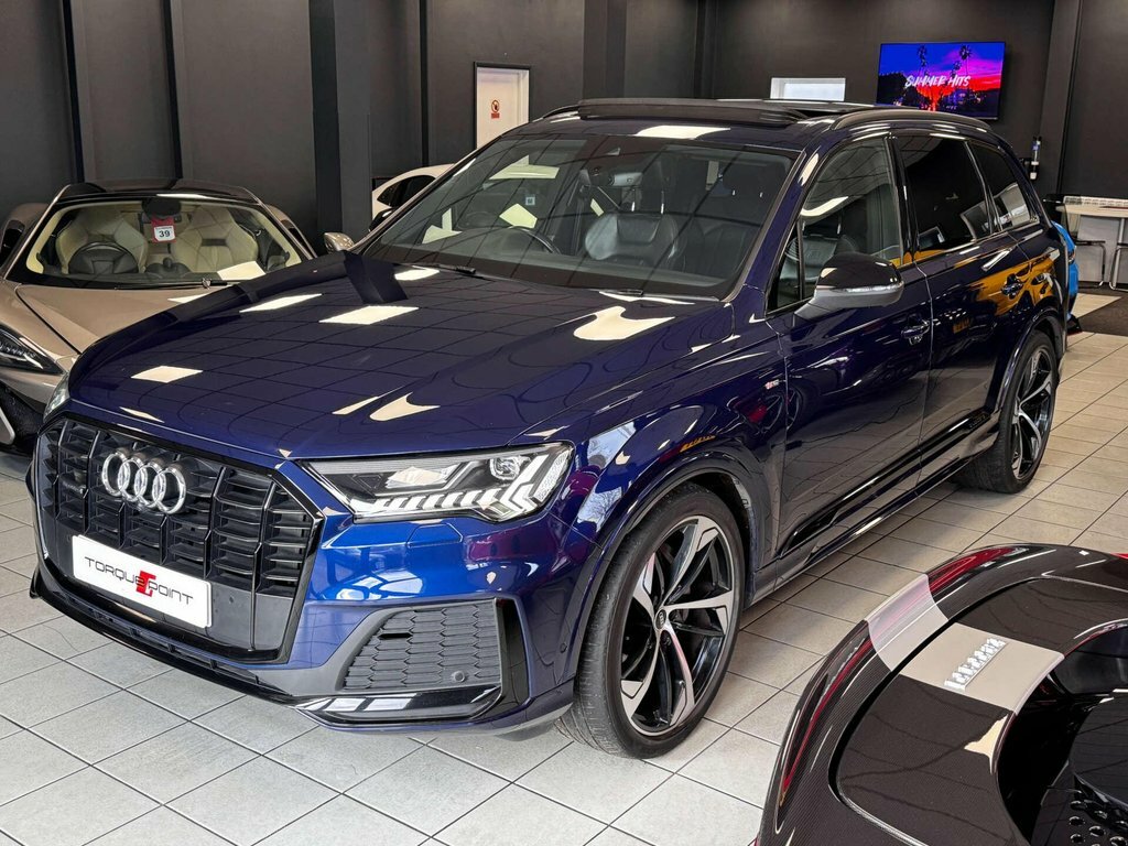 Audi Q7 3.0 Q7 Black Edition 50 Tdi Mhev Quattro 4Wd NL21PZG Blue #6