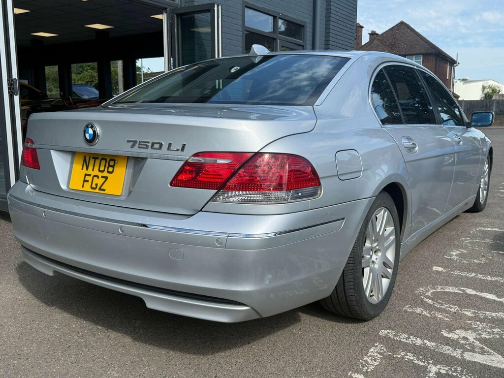 BMW 7 Series 4.8 750Li V8 Saloon Euro 4 367 Ps Silver #5