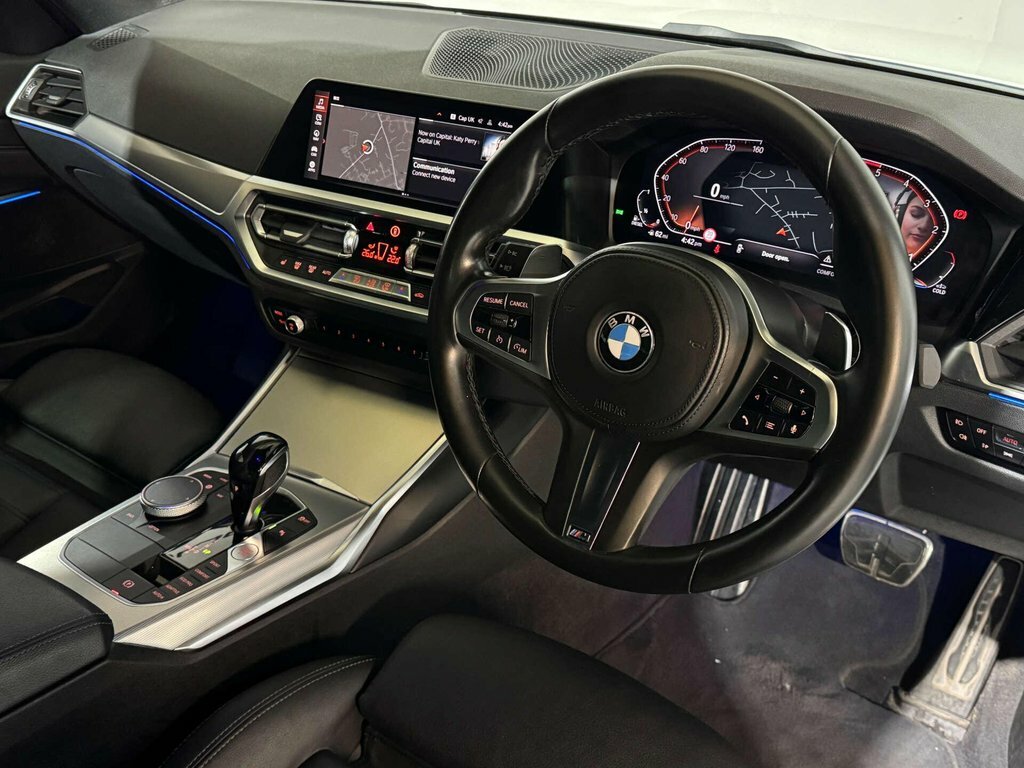 BMW 3 Series 2.0 320D M Sport Mhev White #2