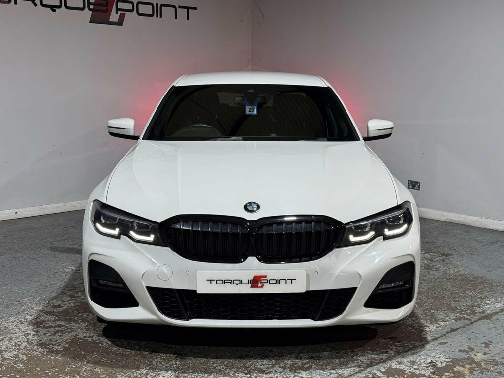 BMW 3 Series 2.0 320D M Sport Mhev White #4