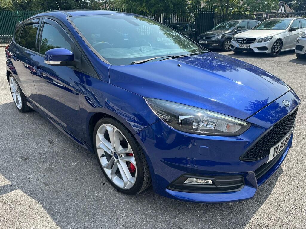 Ford Focus Hatchback 2.0 Tdci St-3 Euro 6 Ss 201616 YL16GOU Blue #2