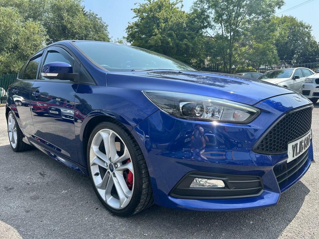 Ford Focus Hatchback 2.0 Tdci St-3 Euro 6 Ss 201616 YL16GOU Blue #5
