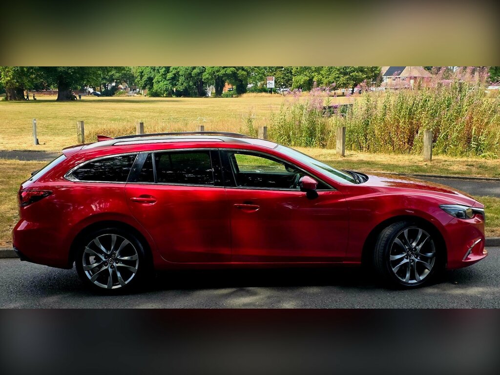 Mazda 6 2.2 Skyactiv-d Sport Nav Tourer Euro 6 Ss HJ15WRV Red #6