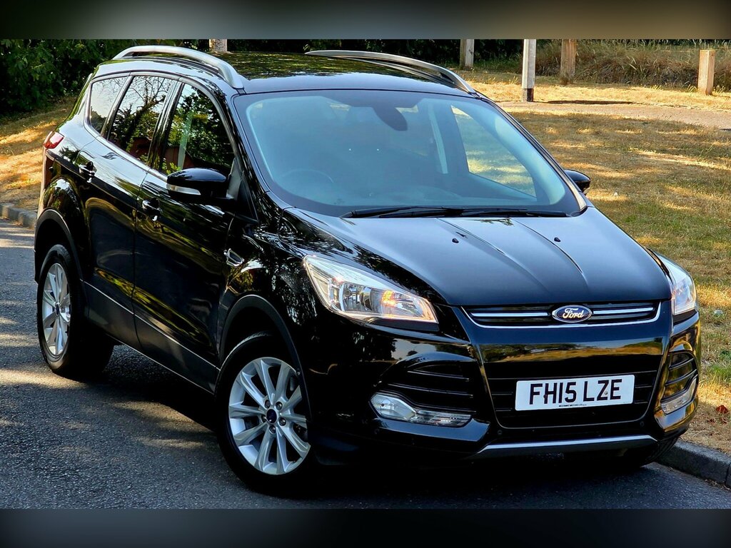 Ford Kuga 2.0 Tdci Titanium Powershift Awd Euro 6 Ss FH15LZE Black #4