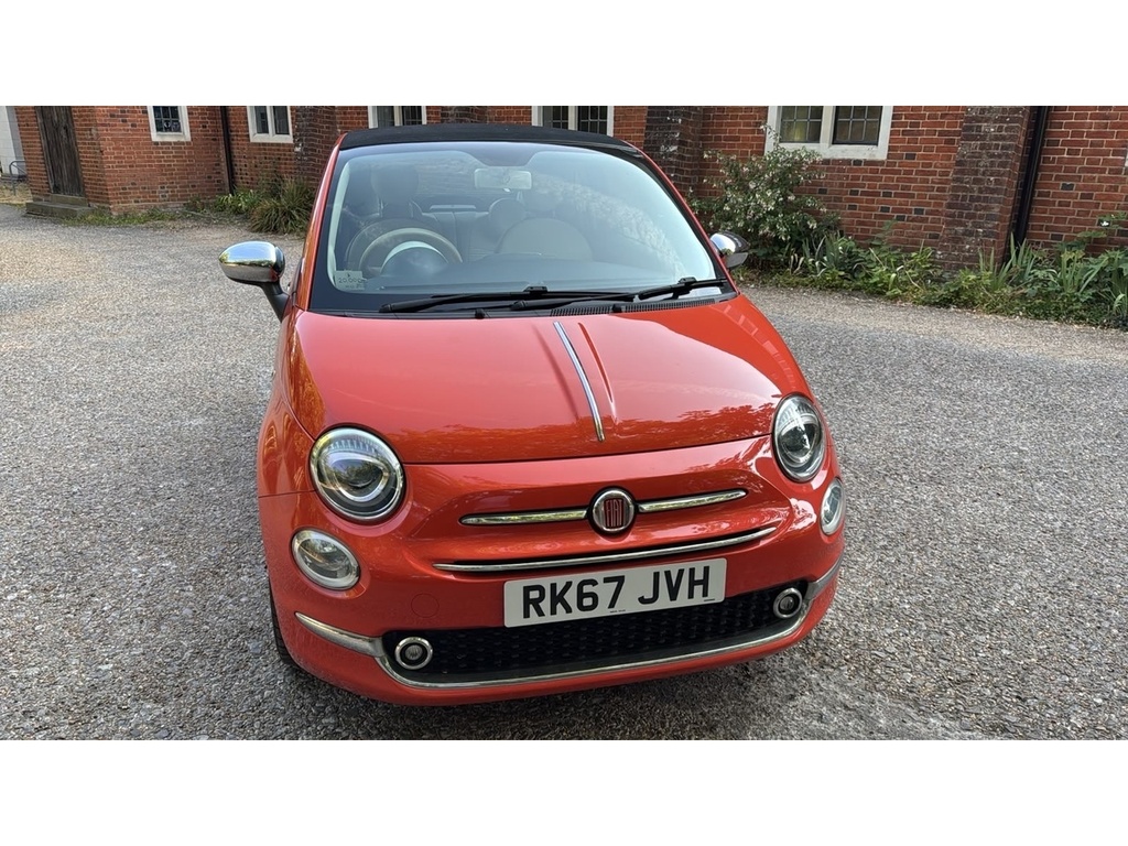 Fiat 500C 1.2 Anniversario Convertible Eur Red #2