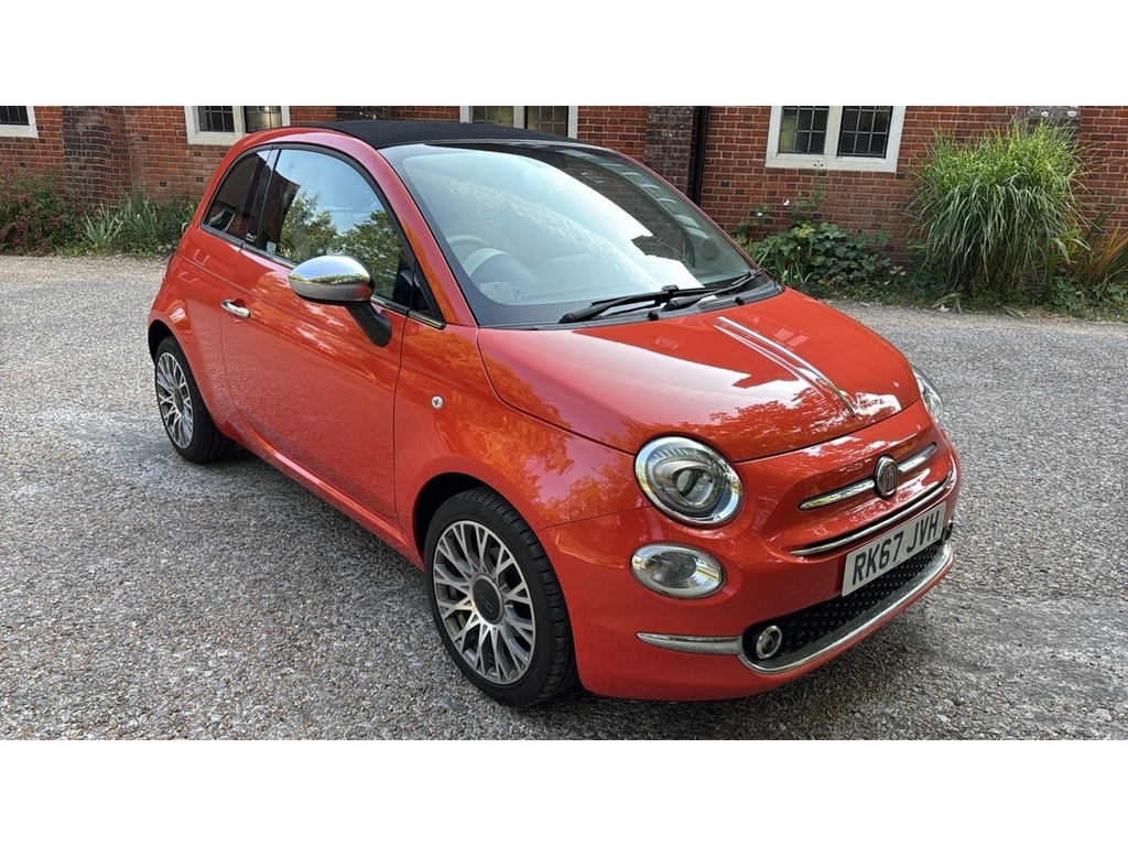 Fiat 500C 1.2 Anniversario Convertible Eur Red
