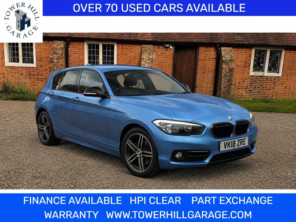 BMW 1 Series 1.5 118I Sport Hatchback Euro 6 Blue