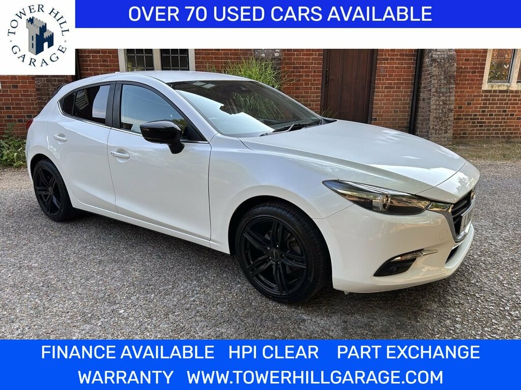 Mazda 3 2.0 Skyactiv-g Sport Black Hatchback Ma White