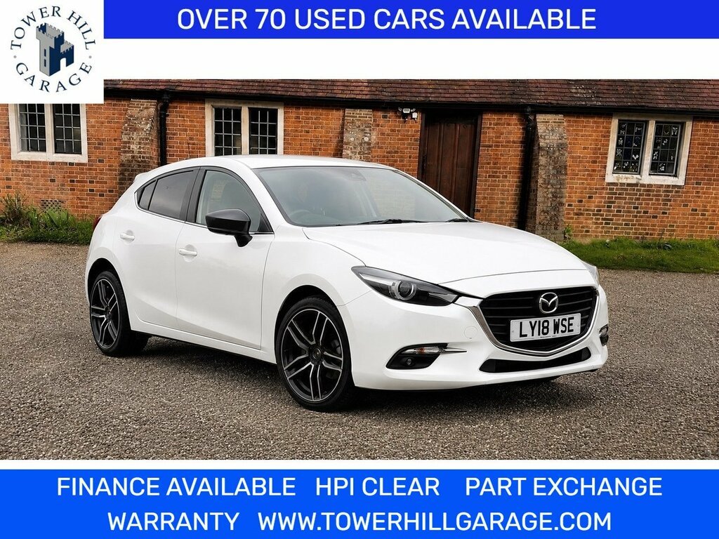 Mazda 3 2.0 Skyactiv-g Sport Black Hatchback Ma White