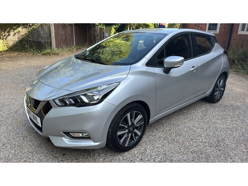 Nissan Micra 1.0 Acenta Hatchback Euro 6 71 Silver #4