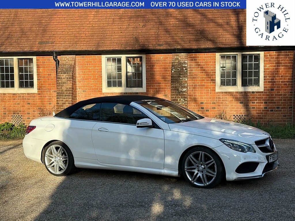 Mercedes-Benz E Class 2.1 E220 Bluetec Amg Line Premium Cabriolet White