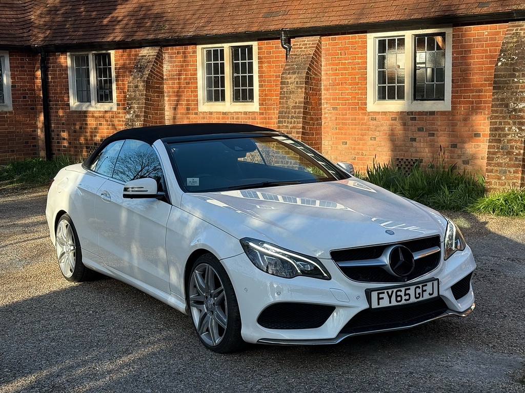 Mercedes-Benz E Class 2.1 E220 Bluetec Amg Line Premium Cabriolet White #3