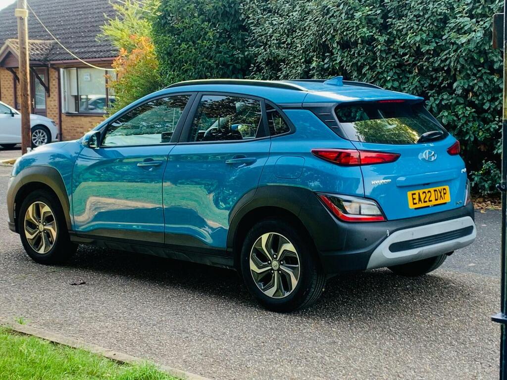 Hyundai Kona 1.6 H-gdi Se Connect Dct Euro 6 Ss Blue #4