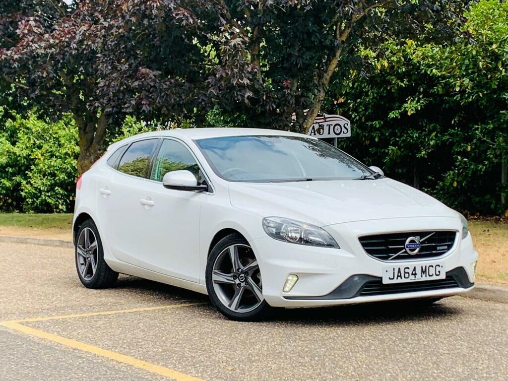 Volvo V40 1.6 D2 R-design Euro 5 Ss JA64MCG White #3