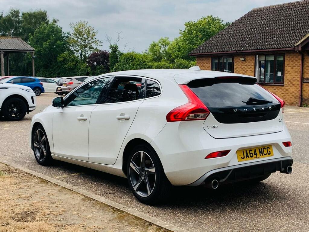 Volvo V40 1.6 D2 R-design Euro 5 Ss JA64MCG White #6