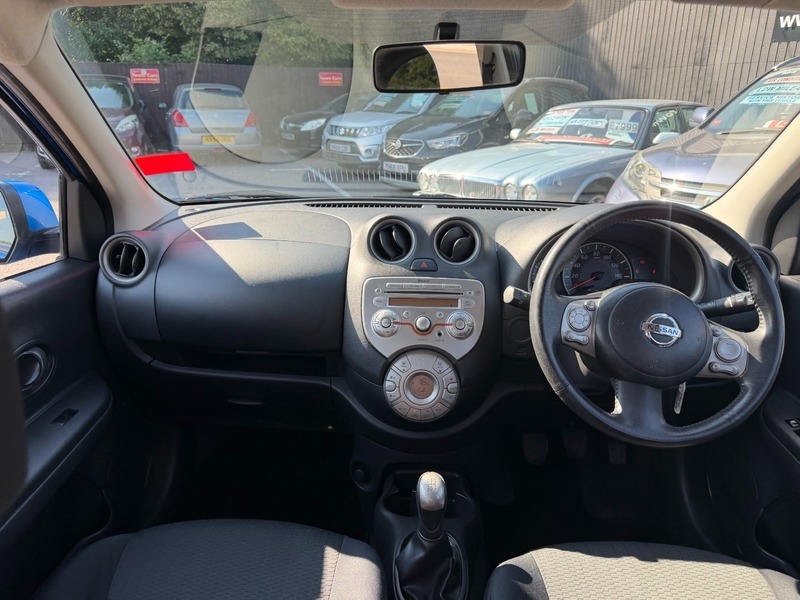 Nissan Micra Acenta-only 37732 Miles Low Blue #5