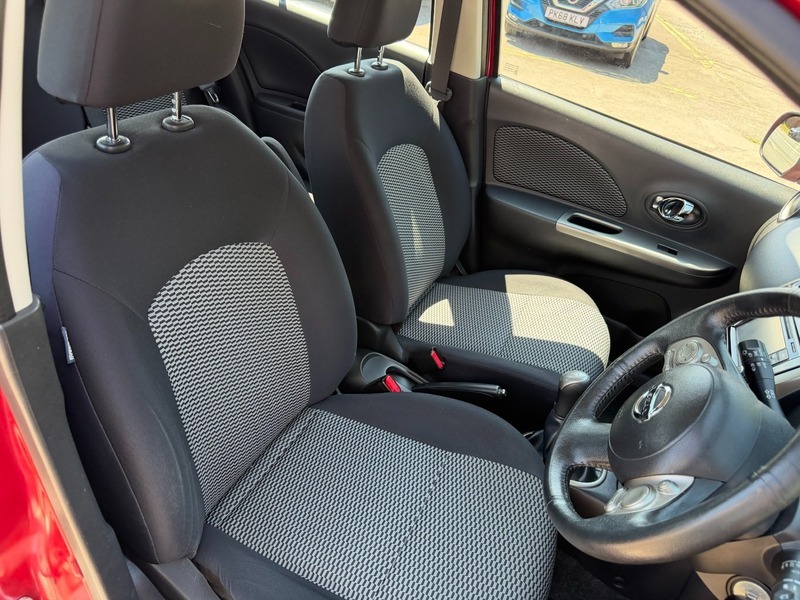 Nissan Micra Acenta Red #6