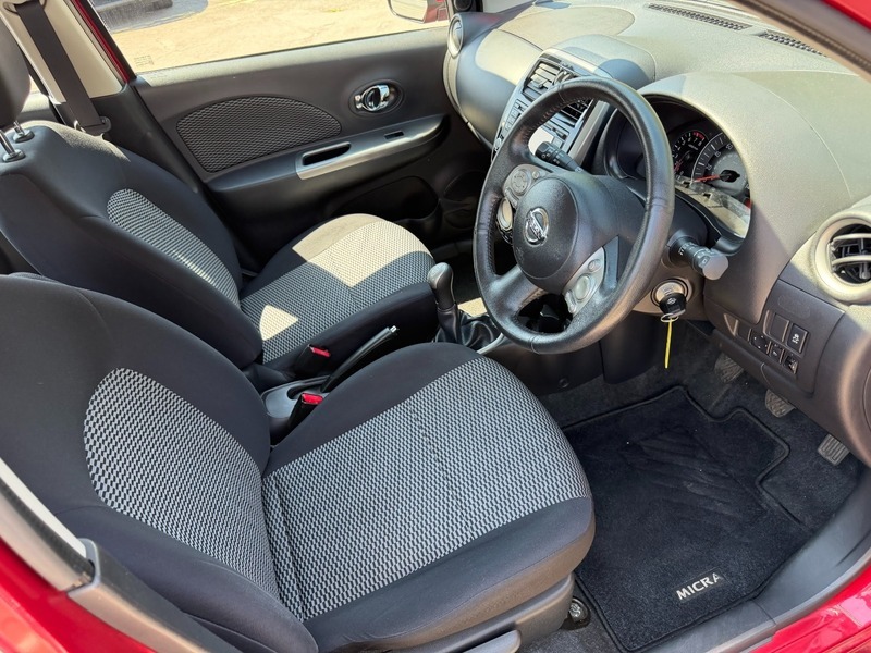 Nissan Micra Acenta Red #5