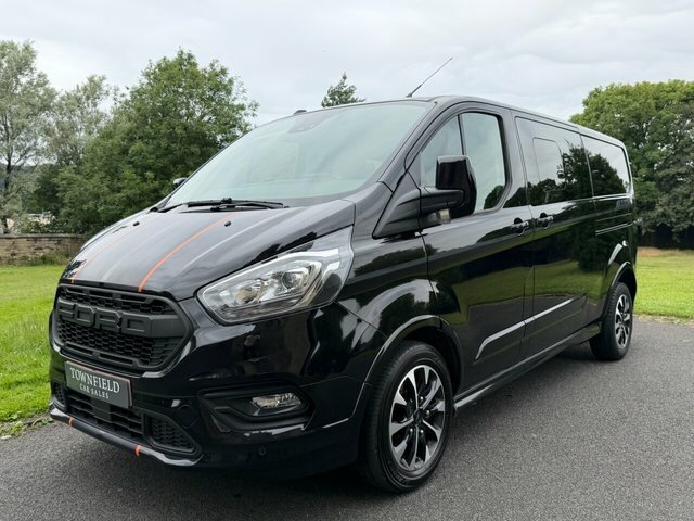 Ford Transit Custom 2.0 320 Ecoblue Sport Crew Van Double Cab Dies Black #4