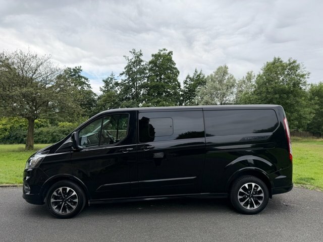 Ford Transit Custom 2.0 320 Ecoblue Sport Crew Van Double Cab Dies Black #6