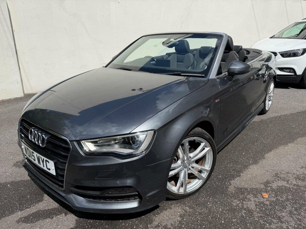 Audi A3 Cabriolet 2.0 Tdi S Line Euro 6 Ss Grey #3