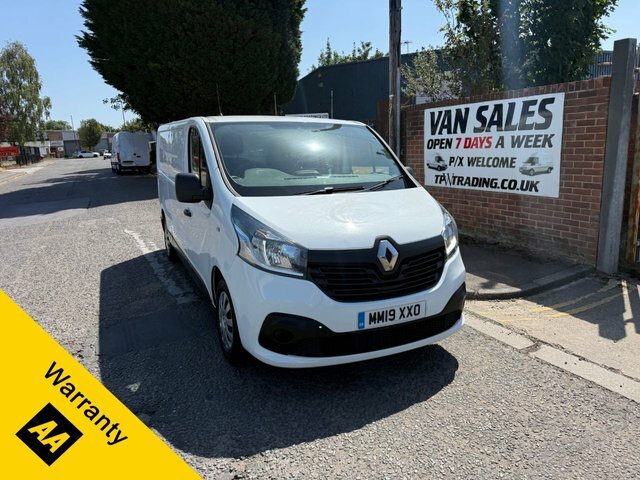 Renault Trafic 2019 1.6 Dci 29 Business Panel Van Man MM19XXO White #2