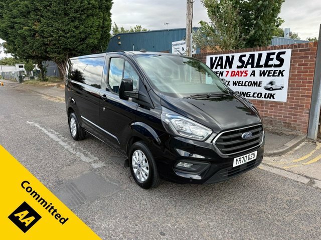 Ford Transit Custom 2020 2.0 280 Ecoblue Limited Panel Van Black