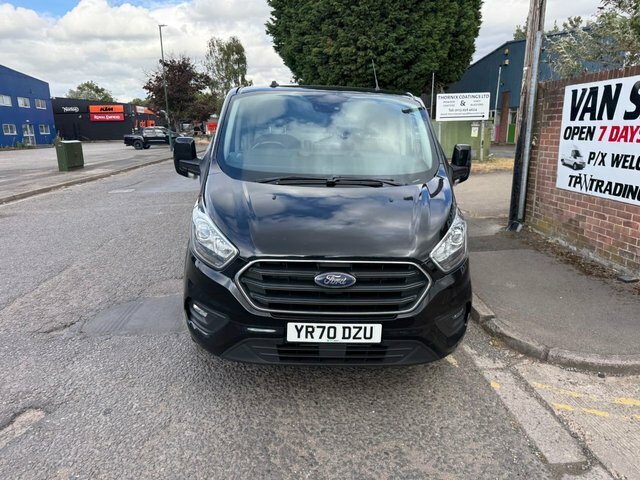 Ford Transit Custom 2020 2.0 280 Ecoblue Limited Panel Van YR70DZU Black #3