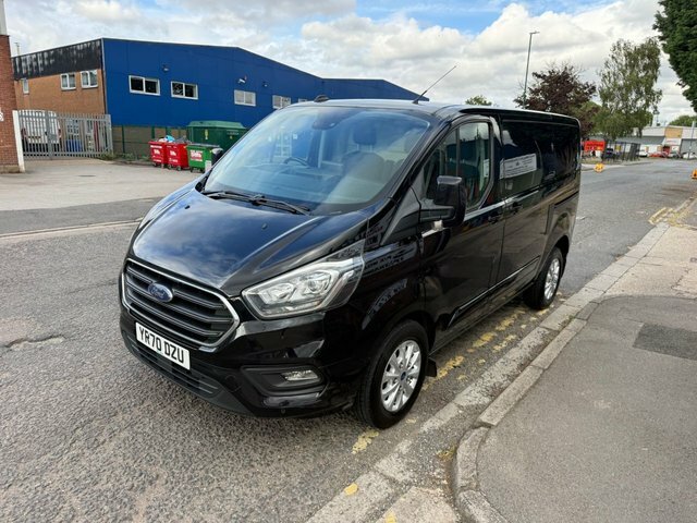Ford Transit Custom 2020 2.0 280 Ecoblue Limited Panel Van YR70DZU Black #4