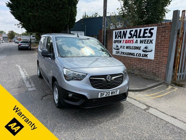 Vauxhall Combo 2020 1.6 Turbo D 2000 Edition Panel Van BF20WHT Grey #2