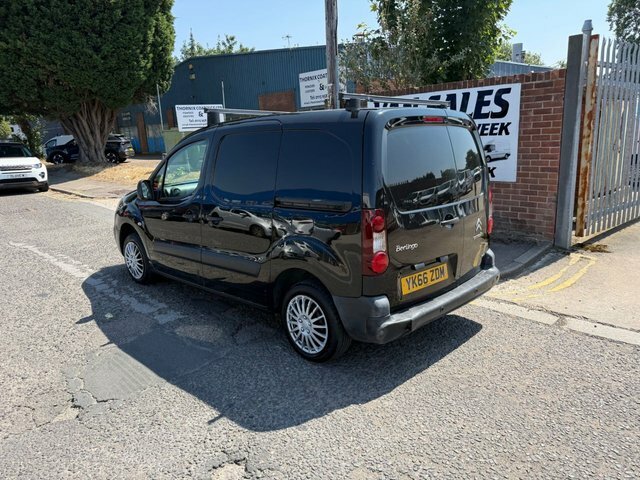 Citroen Berlingo 2016 1.6 Bluehdi 625 Enterprise Panel Van Dies YK66ZDM Black #5