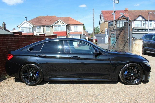 BMW 4 Series Gran Coupe 440I M Sport Hatchback Black #4
